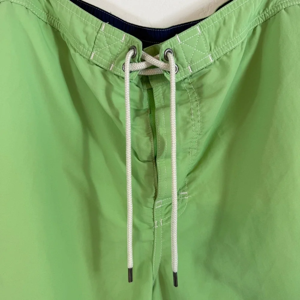 Polo Ralph Lauren Swim Trunks Green Cargo Mesh Lined Beach Summer Board Shorts L